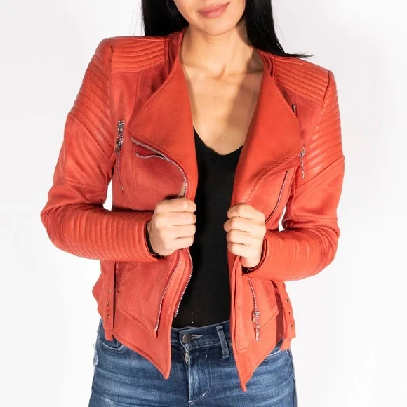 Biker Jacket - Rust - Picture 1 of 6